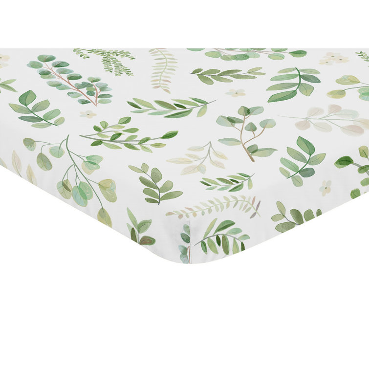 Green leaf shop crib sheet